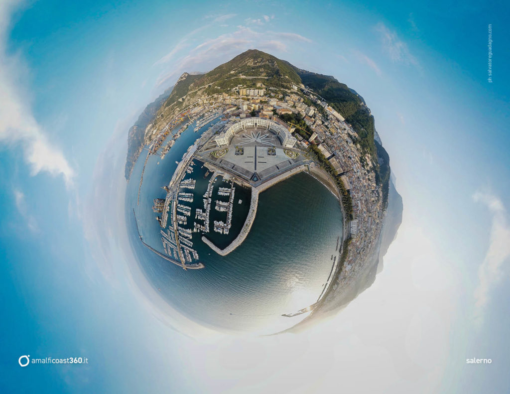 2022 calendar - Amalfi Coast 360 - Little planet aerial landscape