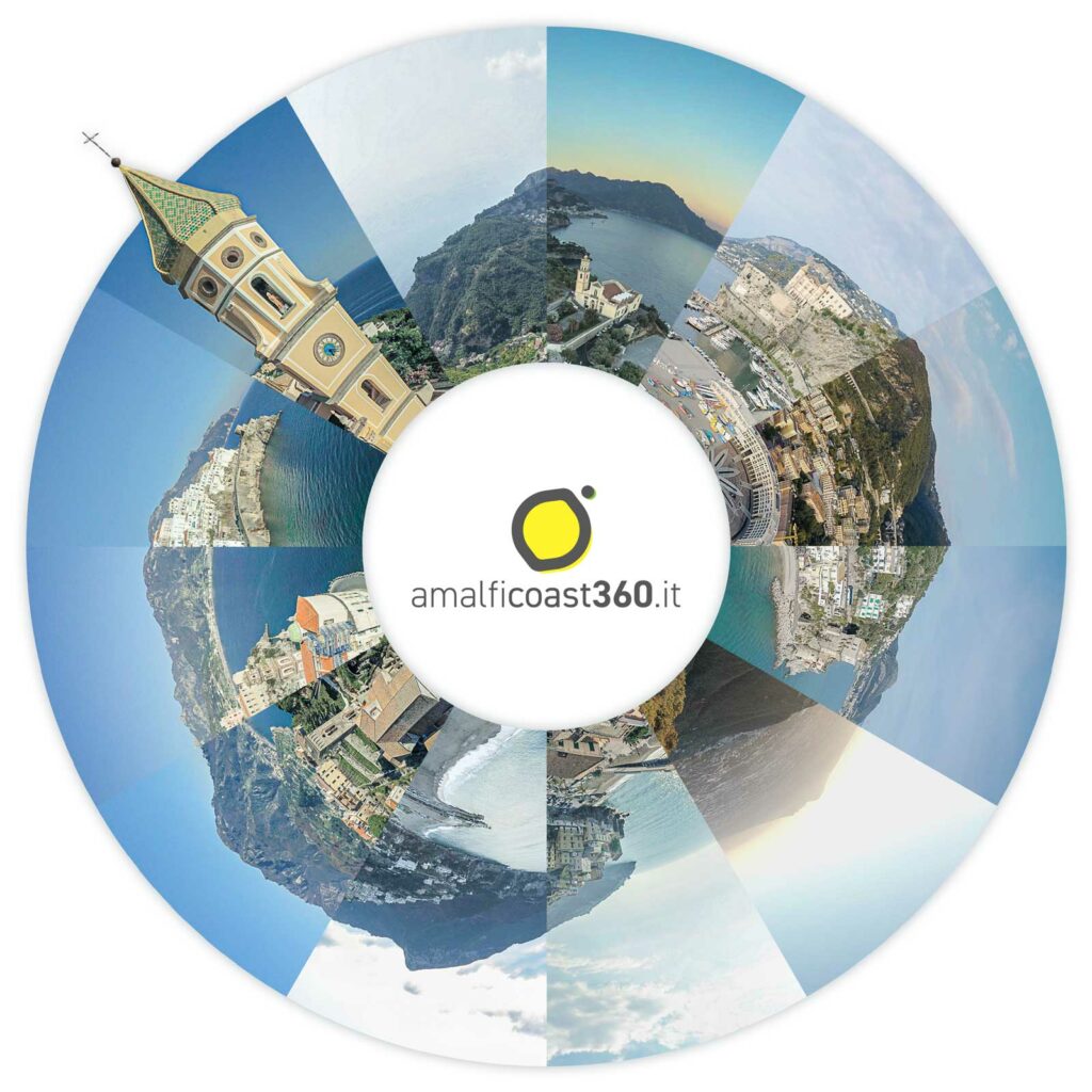 Amalfi Coast 360 - Little planet aerial spherical cover